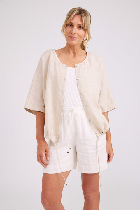Studio Button Top/Jacket - Willow Collective Mudgee