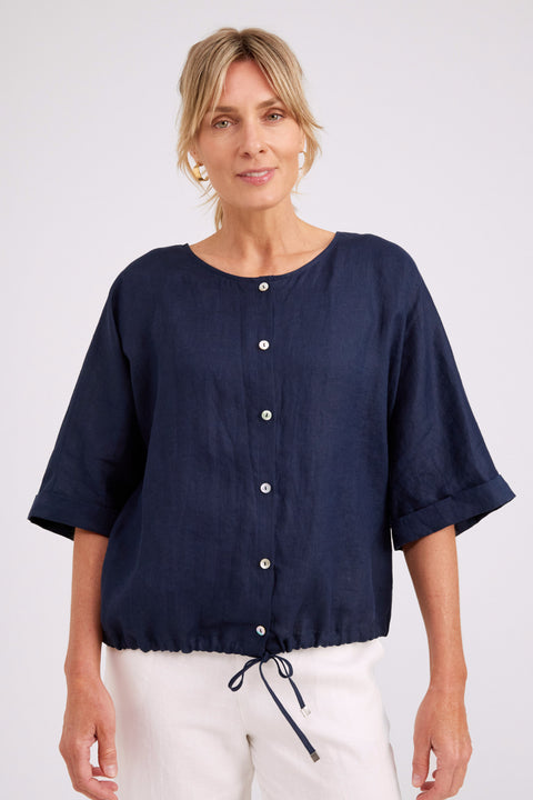 Studio Button Top/Jacket - Willow Collective Mudgee