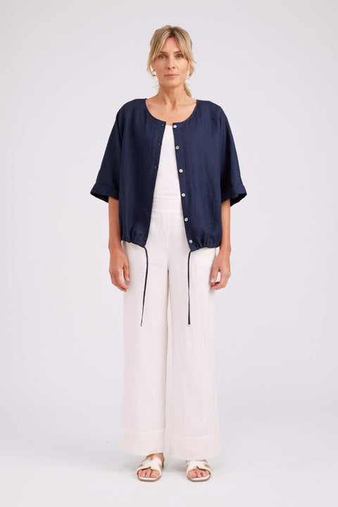 Studio Button Top/Jacket - Willow Collective Mudgee