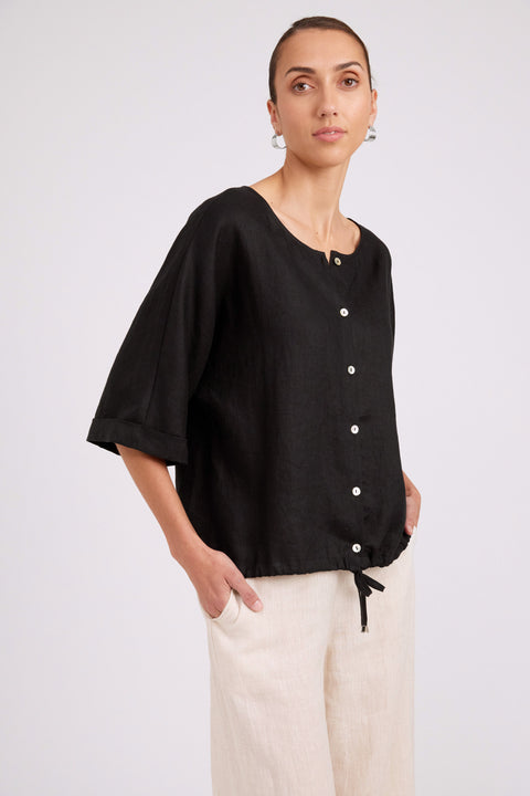 Studio Button Top/Jacket - Willow Collective Mudgee