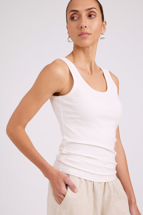 Studio Ribbed Tank - Willow Collective Mudgee