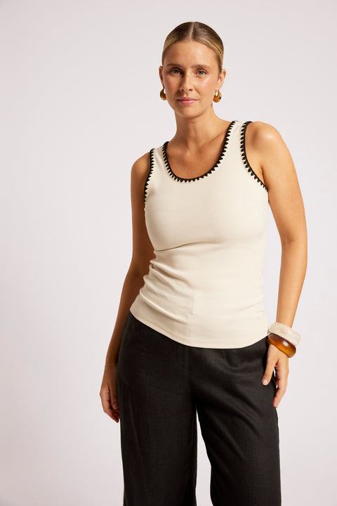 Maris Stitched Tank - Willow Collective Mudgee