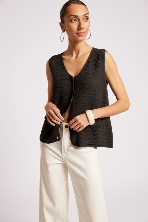 Maris Knit Vest - Willow Collective Mudgee