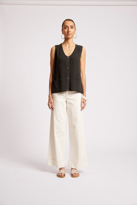 Maris Knit Vest - Willow Collective Mudgee