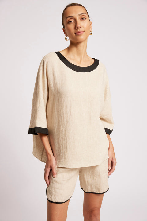 Maris Relaxed Splice Top - Willow Collective Mudgee