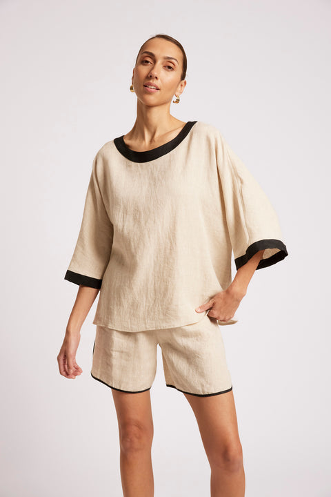 Maris Relaxed Splice Top - Willow Collective Mudgee