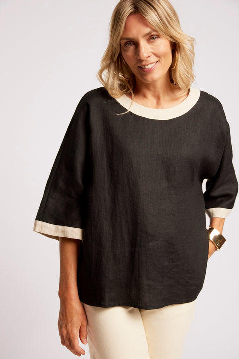 Maris Relaxed Splice Top - Willow Collective Mudgee