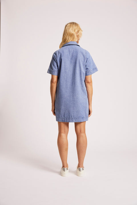 Dusk Denim Shirt Dress - Willow Collective Mudgee