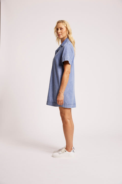 Dusk Denim Shirt Dress - Willow Collective Mudgee