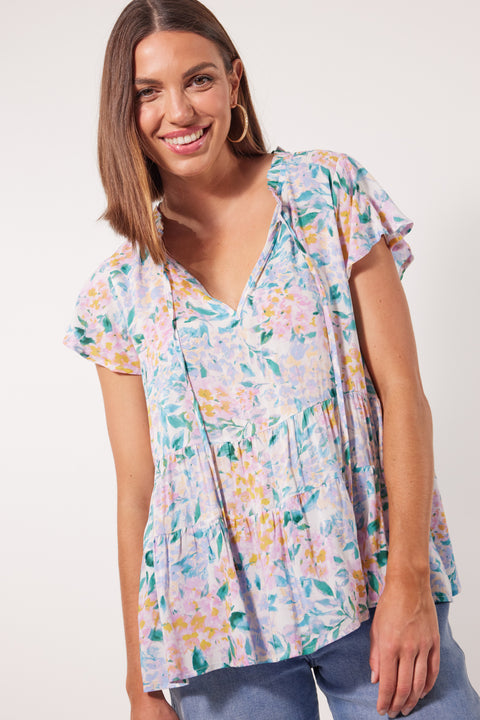 Botanical Tiered Top