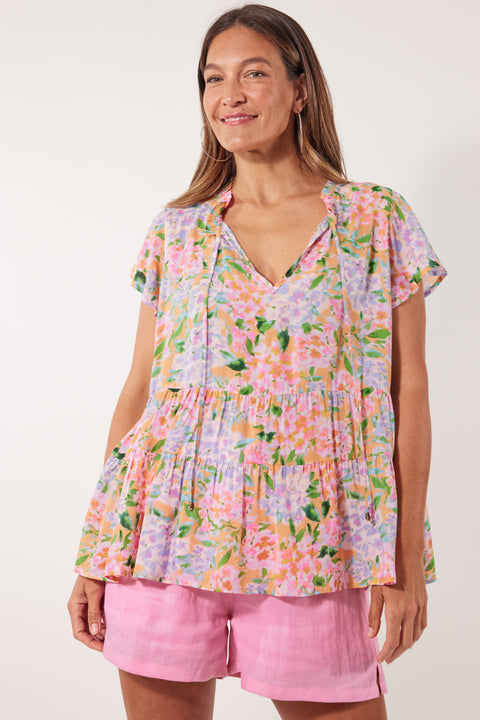 Botanical Tiered Top