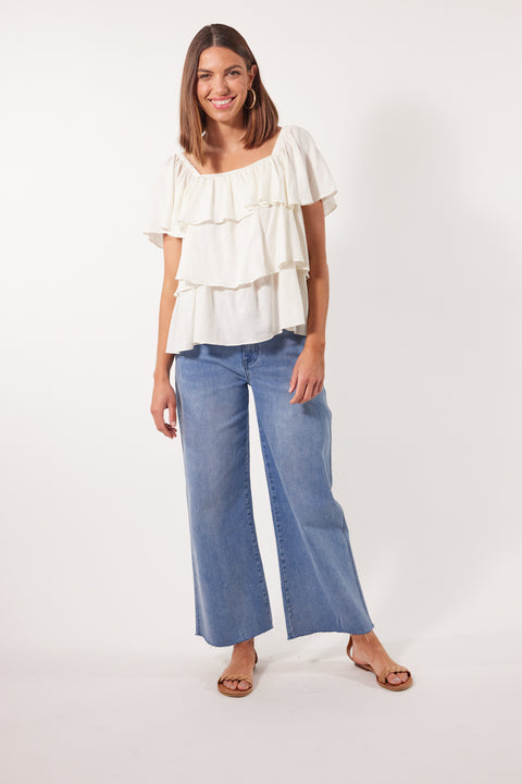 Flora Tiered Top