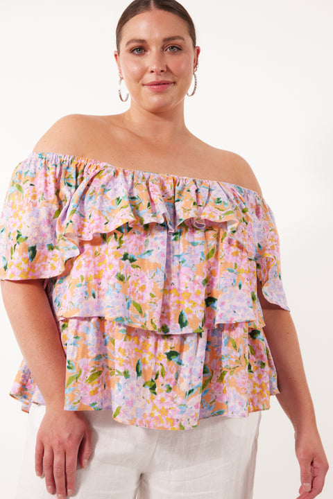Flora Tiered Top