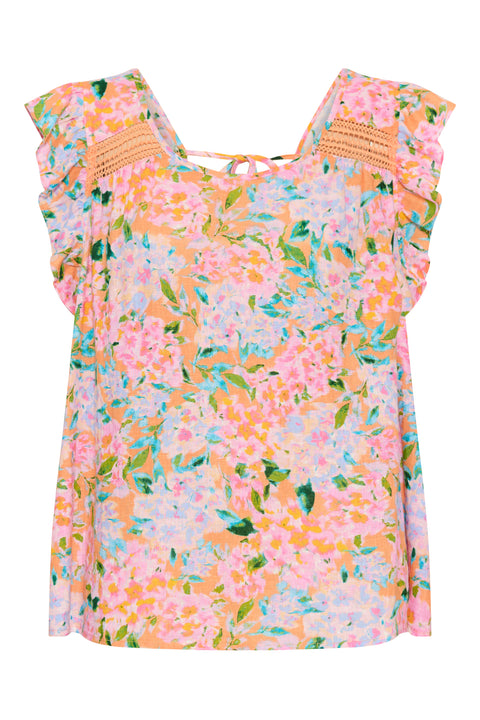 Flora Frill Top