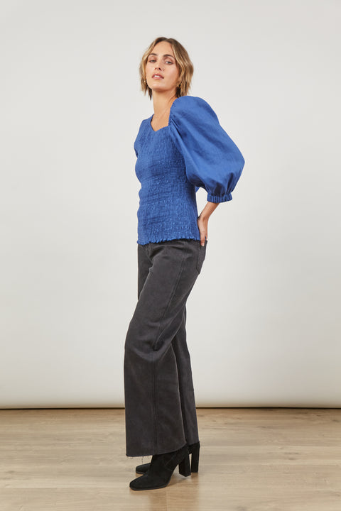 Panorama Shirred Top