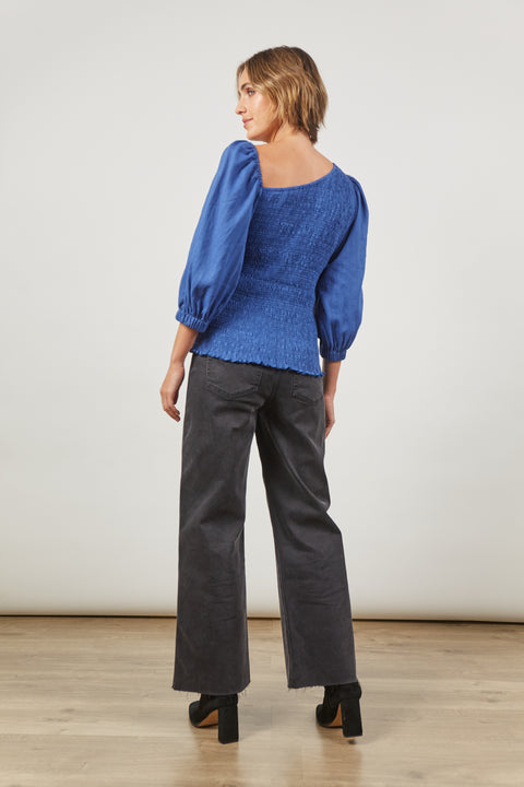 Panorama Shirred Top