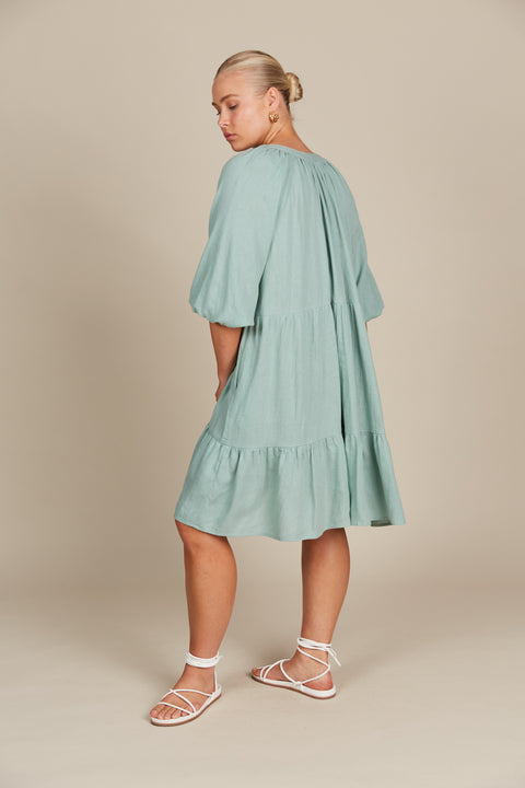 Amelie Button Dress