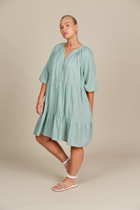 Amelie Button Dress