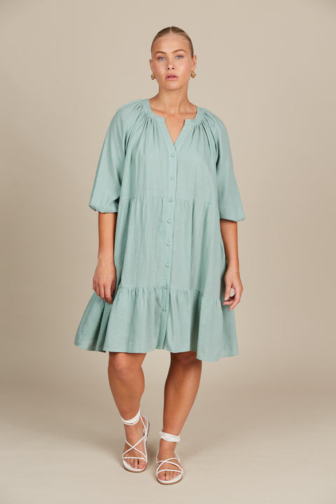 Amelie Button Dress