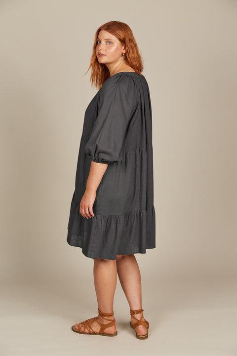 Amelie Button Dress