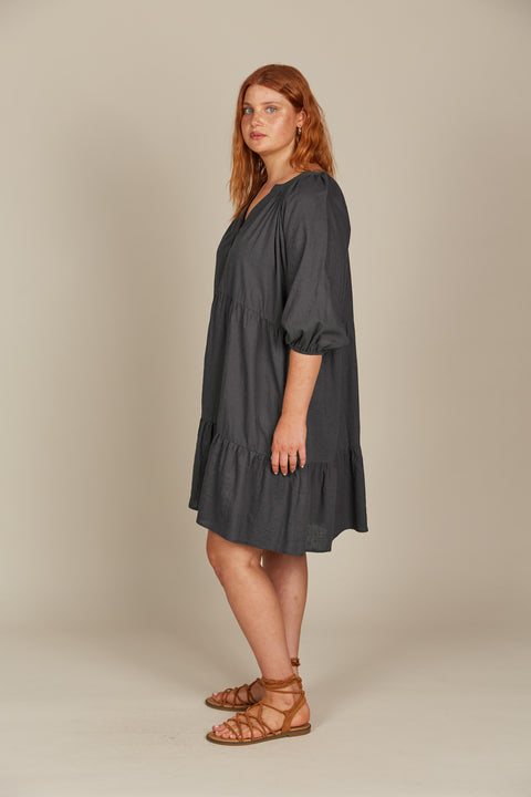 Amelie Button Dress