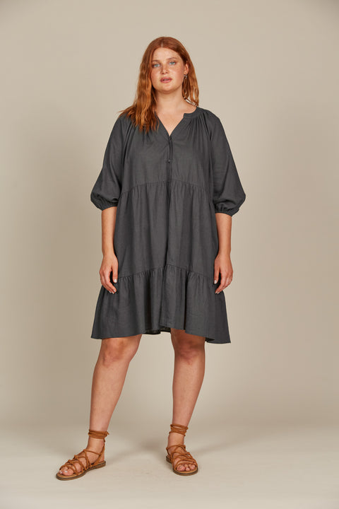 Amelie Button Dress