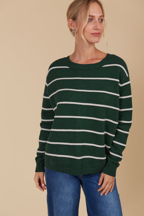 Juno Stripe Jumper/Cardigan