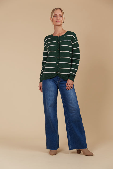 Juno Stripe Jumper/Cardigan