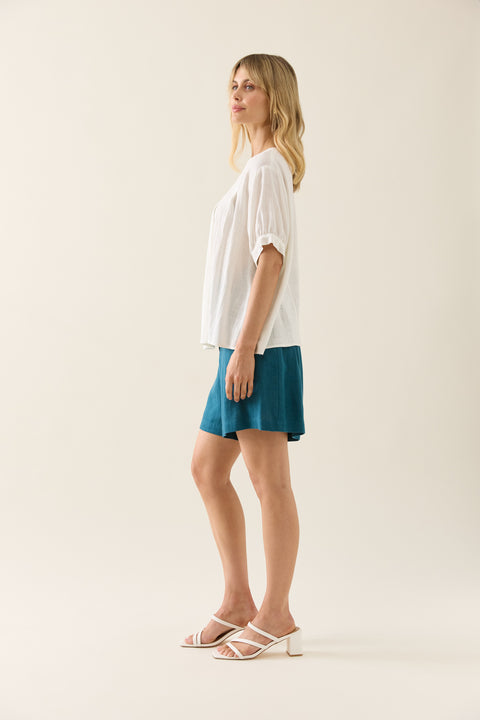 Ingrid Pleat Top