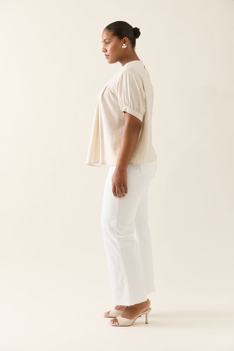 Ingrid Pleat Top