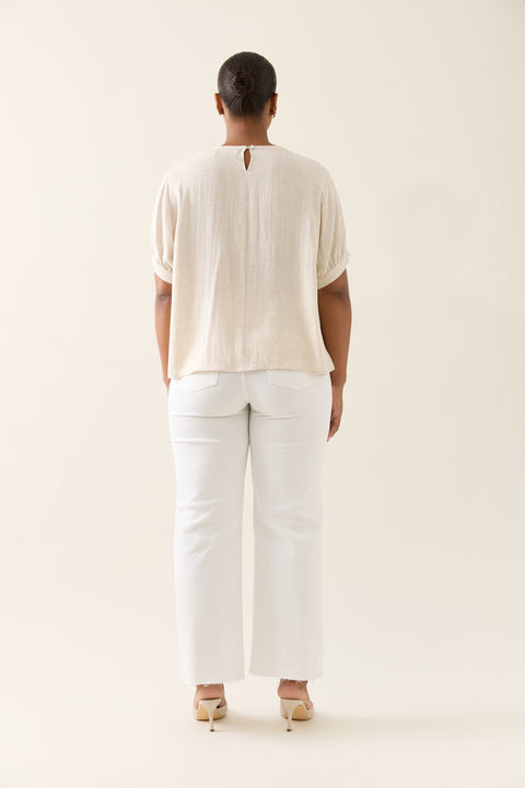 Ingrid Pleat Top