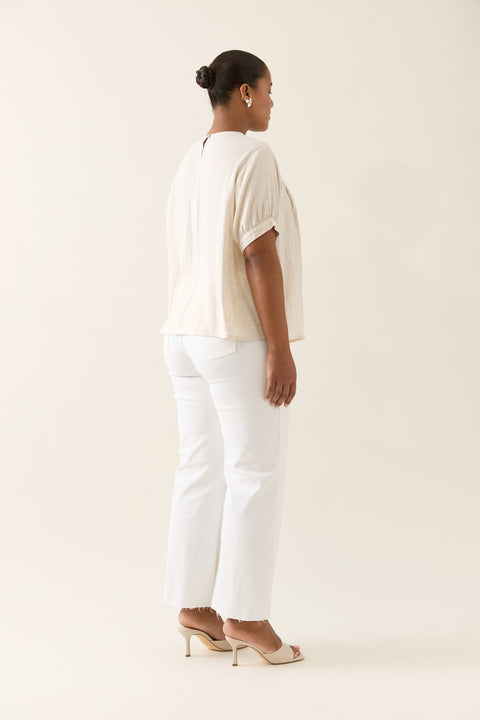 Ingrid Pleat Top