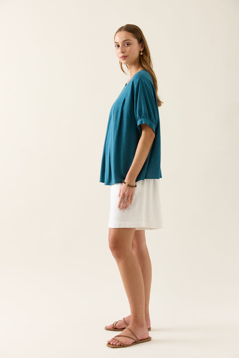 Ingrid Pleat Top