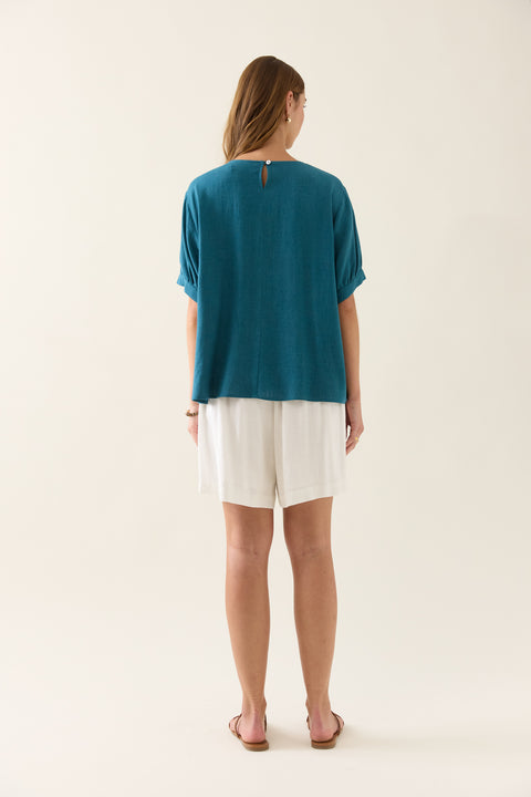 Ingrid Pleat Top