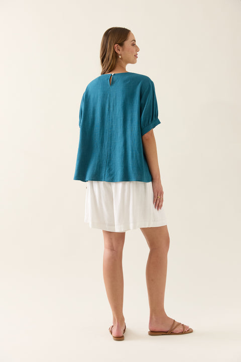 Ingrid Pleat Top