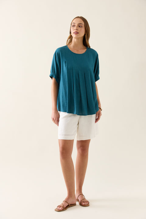 Ingrid Pleat Top
