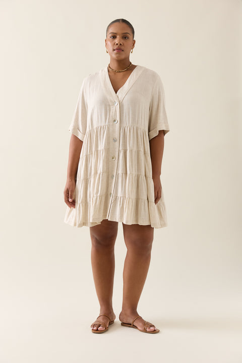 Ingrid Button Dress