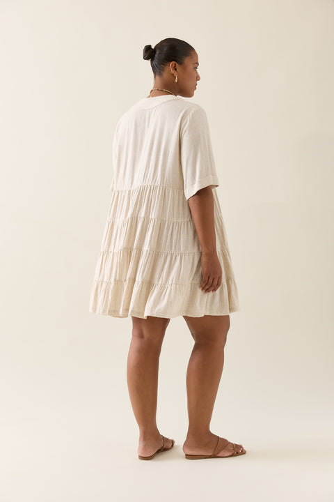 Ingrid Button Dress
