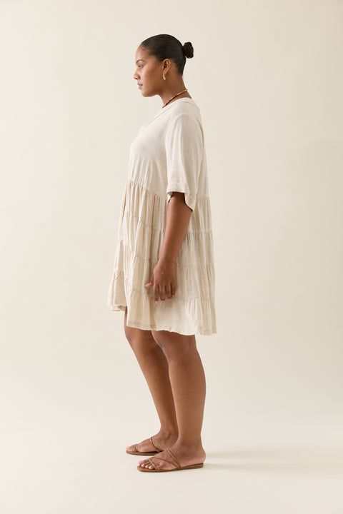 Ingrid Button Dress