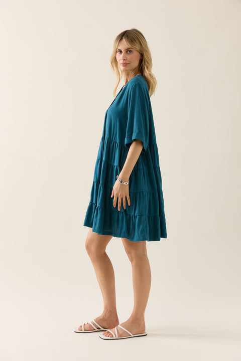Ingrid Button Dress