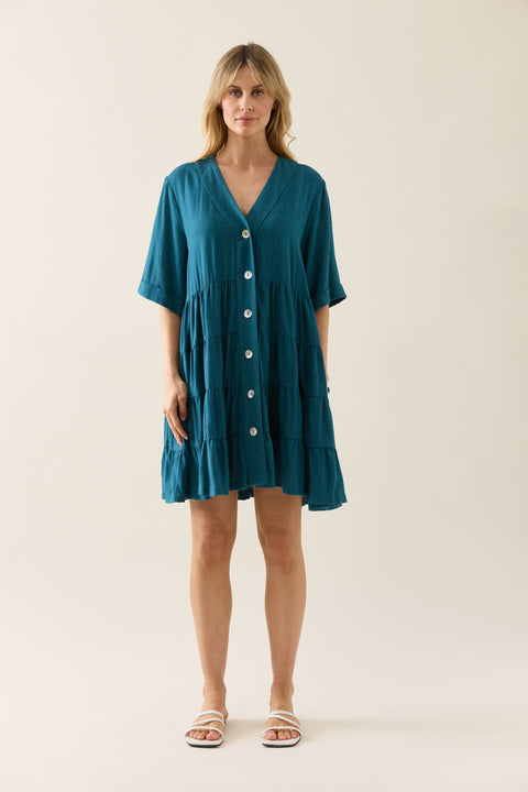 Ingrid Button Dress
