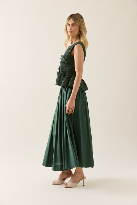 Esther Shirred Tank