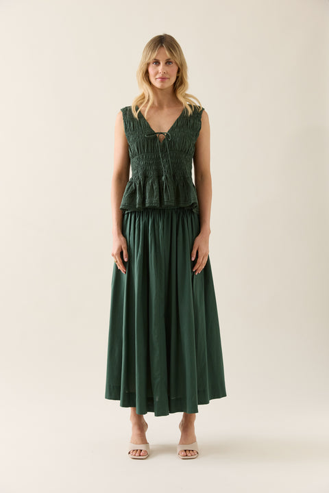 Esther Shirred Tank