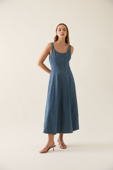 Sofie Denim Tank Dress