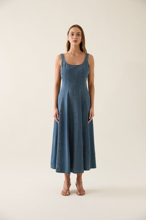 Sofie Denim Tank Dress