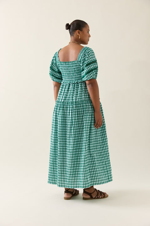 Esther Shirred Maxi