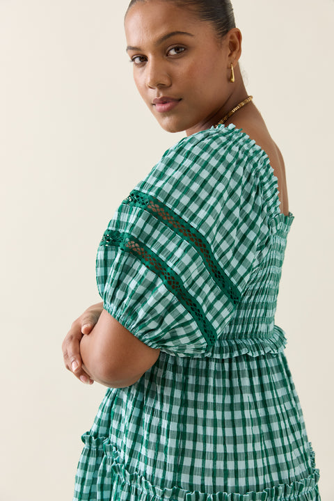 Esther Shirred Maxi