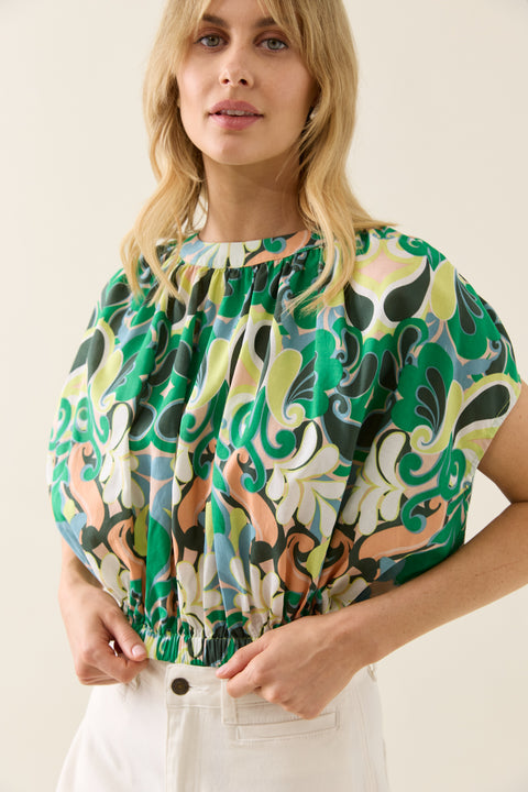 Aurora Reversible Crop Top