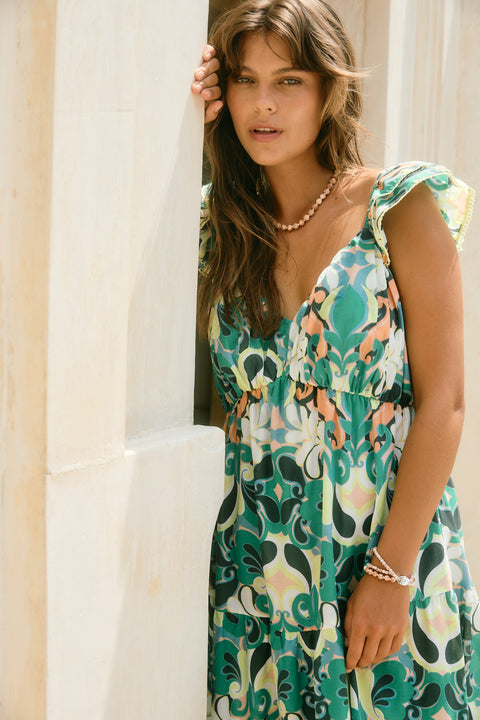 Aurora Frill Tank Dress