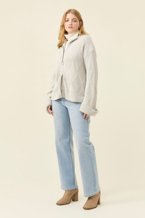 Sadie Zip Jumper - Willow Collective Mudgee